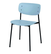Meet Stuhl Soho, SchwarzBlau