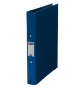 Ringbuch ohne 51382LYSE, A4 4 Ringe 25mm Ring-Ø Polypropylen, Karton blau