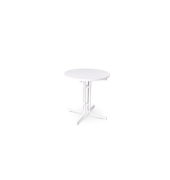 Stehtisch Limburg 668898 110cm (H), Ø 80cm (BxT), rund, weiß / weiß