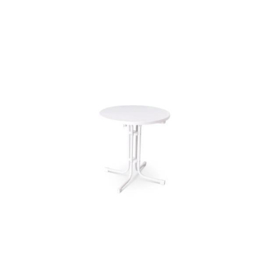 Stehtisch Limburg 668898 110cm (H), Ø 80cm (BxT), rund, weiß / weiß