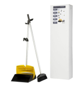 Kehrset, montiert, Gesamtlänge: 112 cm, anthrazitgelb