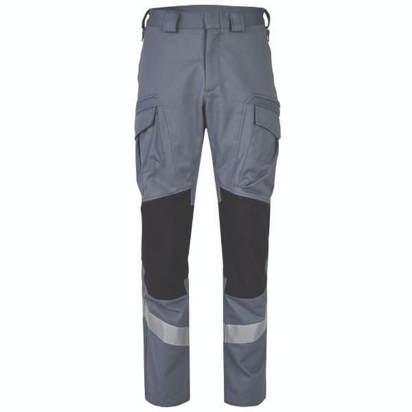 4013364452022 - Schutzhose ArcFit Indoor Herren flammhemmend grau schwarz Größe 54 4013364452022 Dehn