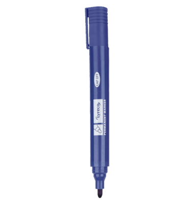 Permanentmarker DGR151169, St&uuml;ck, blau, mittel Kugel