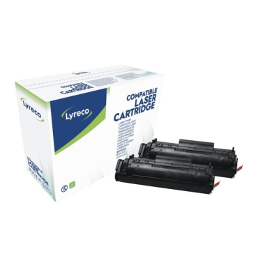 Toner Neutral kompatibel mit HP Q2612AD, Reichweite: 2.000 Seiten, schwarz, 2 St
