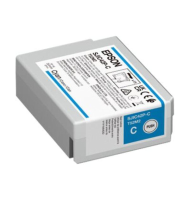 Druckerpatrone ColorWorks CW-C4000E C13T52M240 (ColorWorks CW-C4000E), cyan