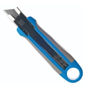 Sicherheitsmesser, 18mm Trapezklinge, automatischer Klingenr&uuml;ckzug