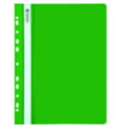 Schnellhefter Office to go 102015250, A4, gr&uuml;n, Polyvinylchlorid (PVC), Vorderdeckel transparent