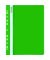 Schnellhefter Office to go 102015250, A4, gr&uuml;n, Polyvinylchlorid (PVC), 80g, Vorderdeckel transparent