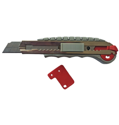Cutter Neutral Premium, für Rechts- und Linkshänder, Aluminium, 18mm
