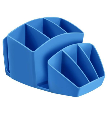 Neutral Schreibtisch Organizer, Blaugrau