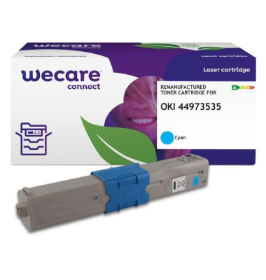 Toner K18018W4 (kompatibel zu Oki 44973535), cyan, ca. 1500 Seiten