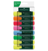 Textmarker 254848, farbig sortiert, Mittel Keilspitze