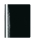 Schnellhefter Neutral Budget 400128293, A4, schwarz, Polypropylen (PP), 80g, Vorderdeckel transparent