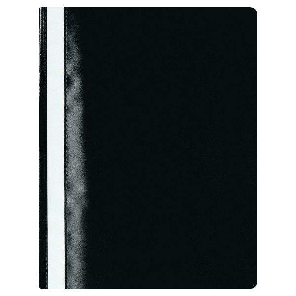 Alpedia Schnellhefter Neutral Budget 400128293, A4, schwarz, Polypropylen (PP), 80g, Vorderdeckel transparent 3662168017312 Alpedia