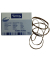 Gummiringe Neutral, Durchmesser: 65mm, Maße: 100 x 2mm, blond, 100g