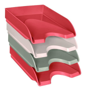 Briefablage TERRA NOVA 1020049381, A4, sandbraun/beige/terrakotta, Polystyrol stapelbar