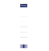 R&uuml;ckenschilder Neutral 9961012, wei&szlig;, schmal/kurz, 30x188mm, einsteckbar