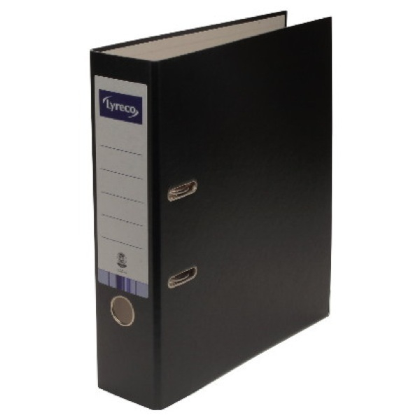 Alpedia Ordner 10435451, A4 80mm breit Karton vollfarbig schwarz 3662168015844 Alpedia