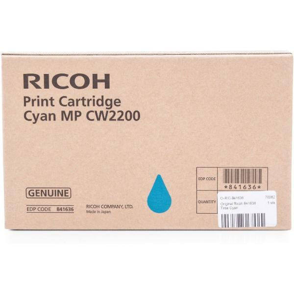 Ricoh Druckerpatrone 841636 (CW2200SP), cyan, ca. 440 Seiten 4053768183498 Ricoh