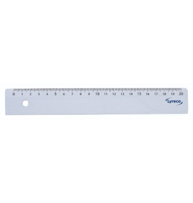 Lineal Neutral, Plastik, L&auml;nge: 20cm