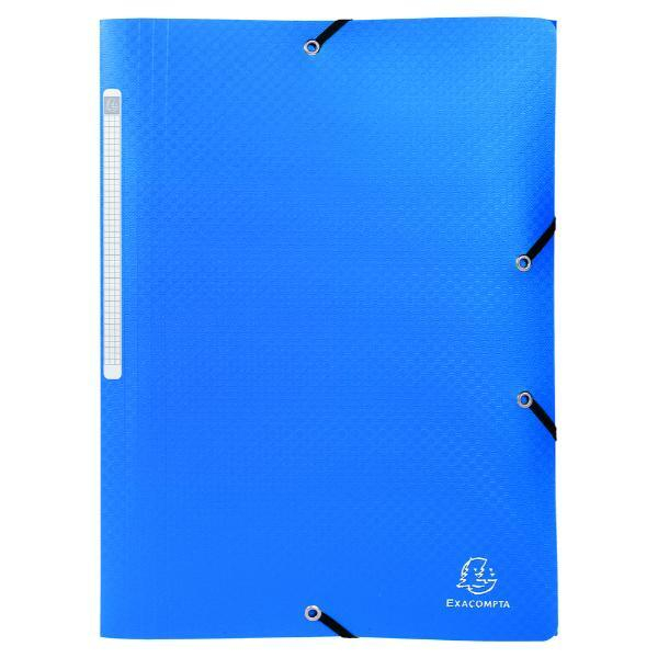 3130630557029 - Eckspannmappe Authentisch 55702E A4 hellblau recyceltes Polypropylen (PP) 400g mit 3 Einschlagklappen 3130630557029 Exacompta