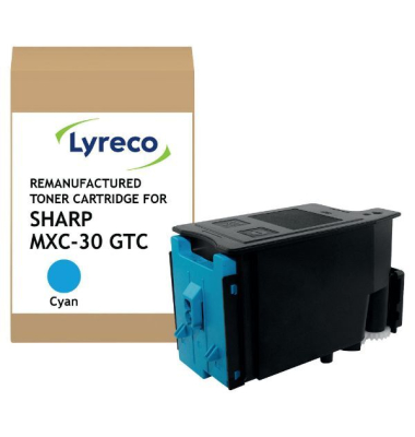 Toner 15646775 (kompatibel zu Sharp MXC-30 GTC), cyan, ca. 6000 Seiten