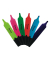 Textmarker 150953, pink, gelb, blau, violett, orange, grün, Groß Keilspitze
