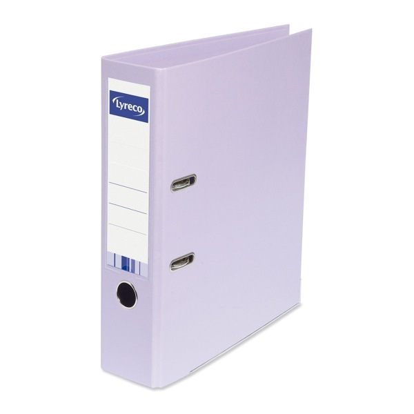Alpedia Ordner 9960394, A4 80mm breit PP vollfarbig mauve 3662168000857 Alpedia