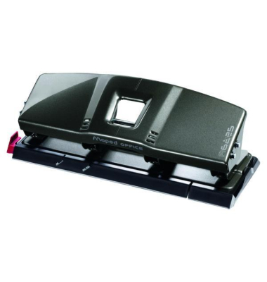 4-fach-Locher Advanced 622511, taupe 25 Blatt, mit Anschlagschiene