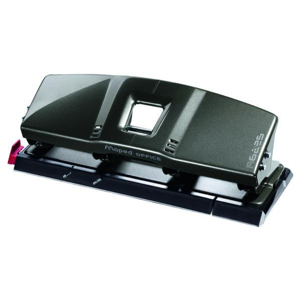 3154146225111 - 4-fach-Locher Advanced 622511 taupe 25 Blatt mit Anschlagschiene 3154146225111 Maped