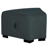 Modul Winkelsofa Pouff 1 Sitz Dunkelgrau