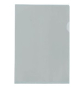 Sichth&uuml;llen Budget 400040780, A4, transluzent genarbt, oben & rechts offen, 0,09mm