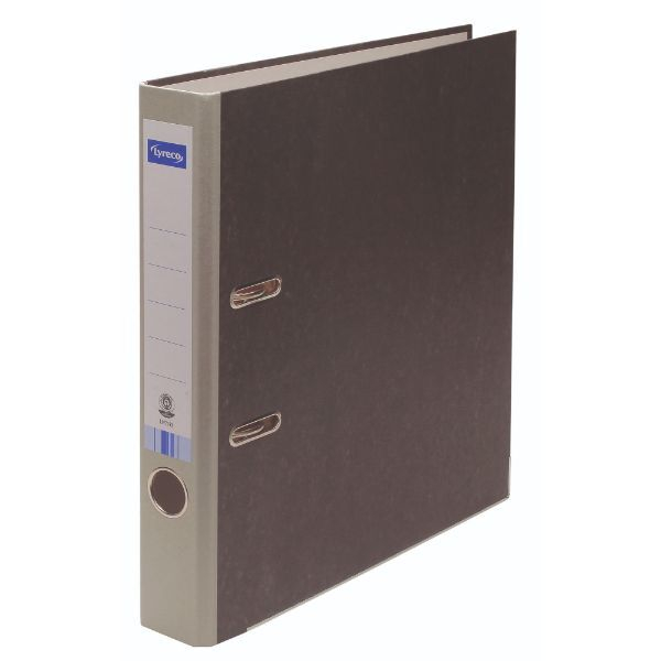 Alpedia Ordner Standard Neutral 10323822, A4 50mm schmal Karton schwarz/grau 4014481207137 Alpedia