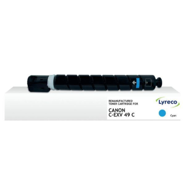 Toner Neutral 15646582, kompatibel zu Canon C-EXV49, 19000 Seiten, cyan