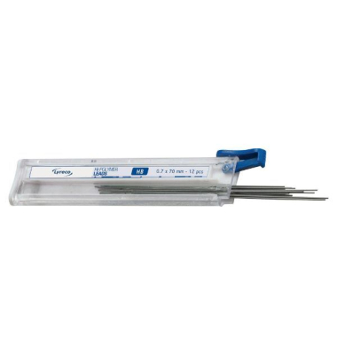 Druckbleistiftminen, T77312, 12x graphit, 0,7mm, HB