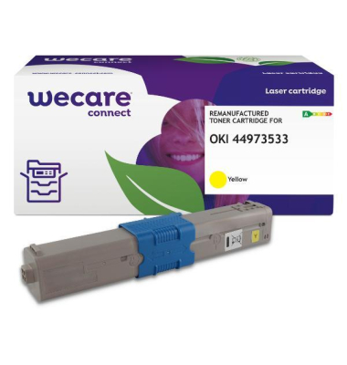 Toner K18020W4 (kompatibel zu Oki 44973533), gelb, ca. 1500 Seiten