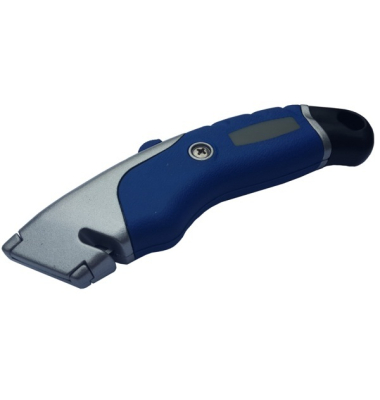 Cutter Neutral Premium 18mm, Sicherheit, mit 1 Trapezklinge, blau