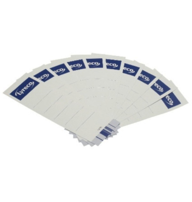 R&uuml;ckenschilder Neutral 10397438, wei&szlig;, breit/kurz, 60x190mm, selbstklebend, wiederabl&ouml;sbar 