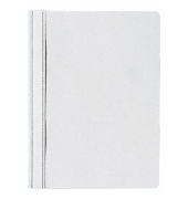 Schnellhefter Neutral Budget 400128294, A4, wei&szlig;, Polypropylen (PP), 80g, Vorderdeckel transparent