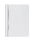 Schnellhefter 400128294, A4, weiß, Polypropylen, Vorderdeckel transparent