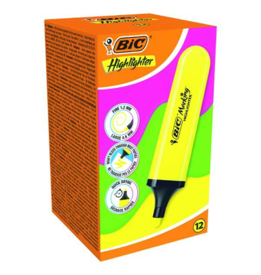 Textmarker 517962, gelb, Groß Keilspitze