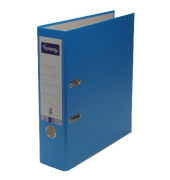 Ordner 10435469, A4 80mm breit Karton vollfarbig blau