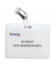 Namensschild Neutral, 90 x 60mm, mit Clip