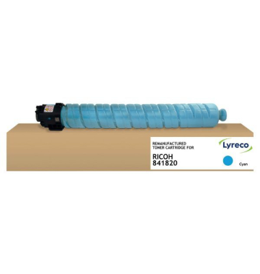 Toner Neutral 15646695, kompatibel zu Ricoh 841820, 18000 Seiten, cyan