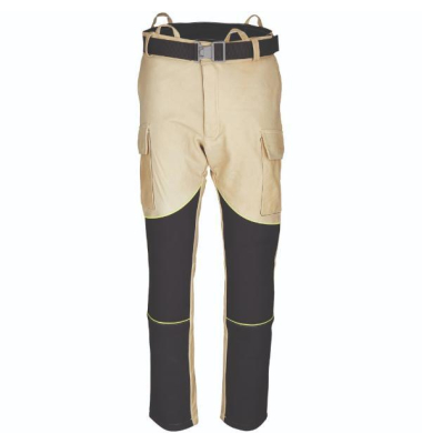 Schutzhose Arcclassic, Herren, flammhemmend, beige/schwarz, Gr&ouml;&szlig;e 48