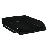 Briefablage 1002020011, A4, schwarz, Polystyrol stapelbar