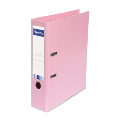 Ordner 9960402, A4 80mm breit PP vollfarbig pink