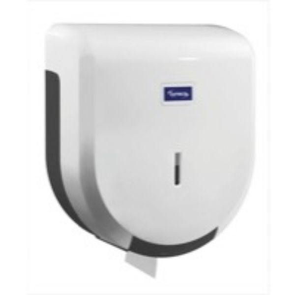 Alpedia Toilettenpapierspender Neutral 899602L07, Mini Jumbo, weiß 3324120006023 Alpedia