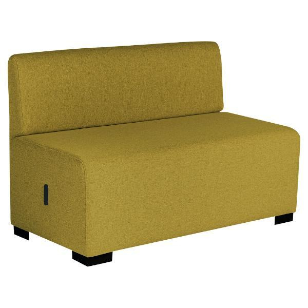Alba Hizia Modular 2-Sitzer mit Rückenlehne Gelb 3129710018765 Alba