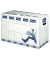 Archivbox 7762001, A4, wei&szlig;/blau, Karton